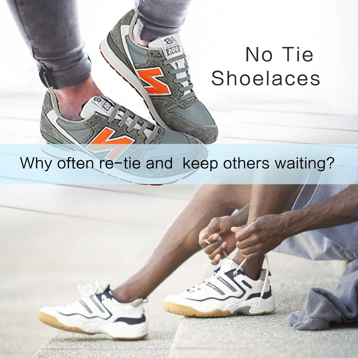 Elastic No-Tie Shoe Laces – AR GROUPS