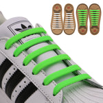 INMAKER No Tie Shoelaces for Kids and Adults, 2 Pack Elastic Sneakers Shoe Laces